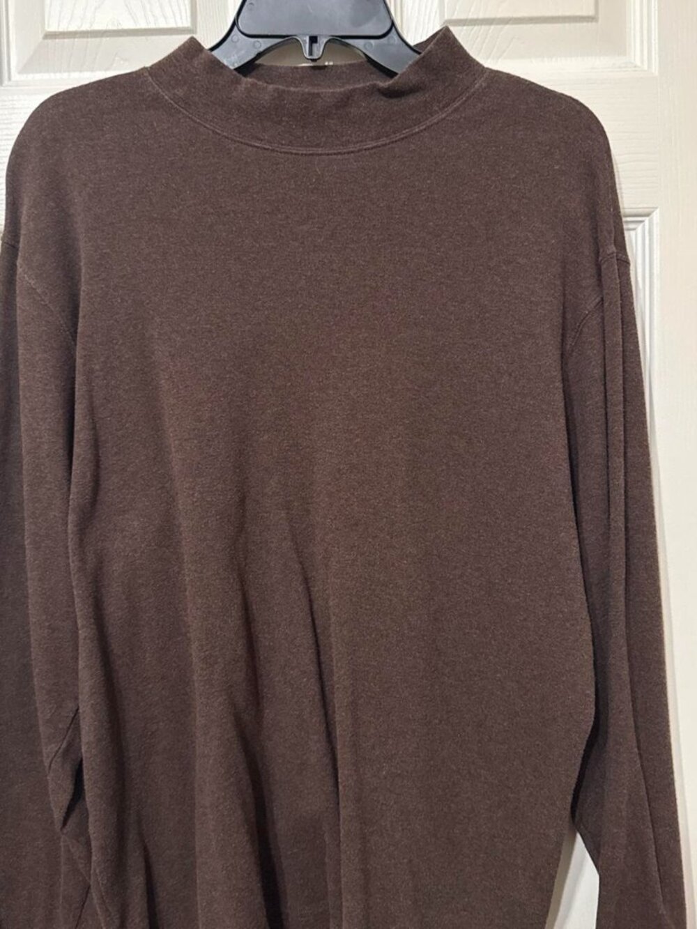 Roundtree & Yorke Men’s L Brown long sleeve mock neck sweater #minimalist #chic